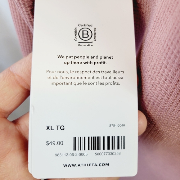 NWT Athleta Wind Down Sleep Top - Picture 10 of 14